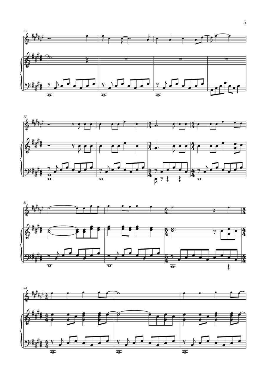Runaway Runaway Soprano Saxophone scores gallery preview page 5