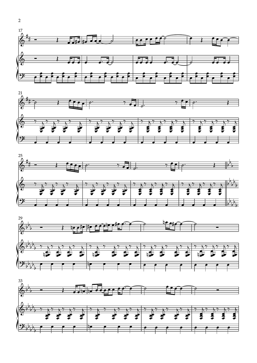 Now It Shines, Now It Rains String Duet scores gallery preview page 3
