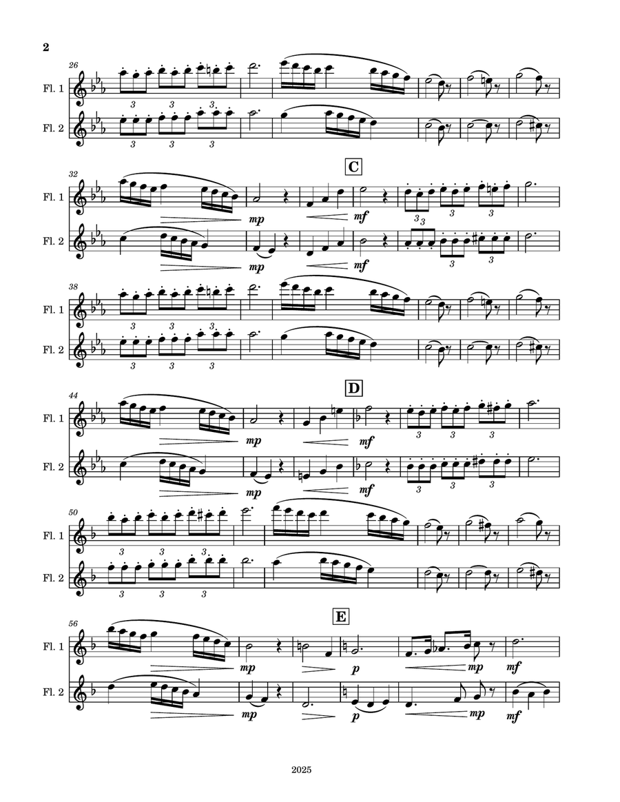 Flute Duet No. 4825 Flute Duet No. 4825 Flute Duet scores gallery preview page 2