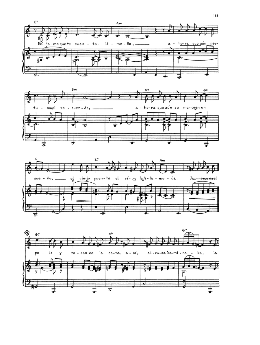 La Flor De La Canela La Flor De La Canela Piano, Vocal, Guitar scores gallery preview page 2