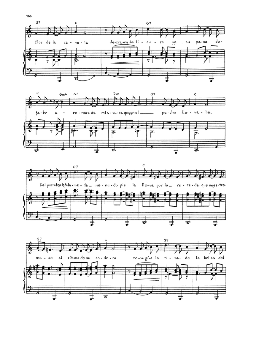 La Flor De La Canela La Flor De La Canela Piano, Vocal, Guitar scores gallery preview page 3
