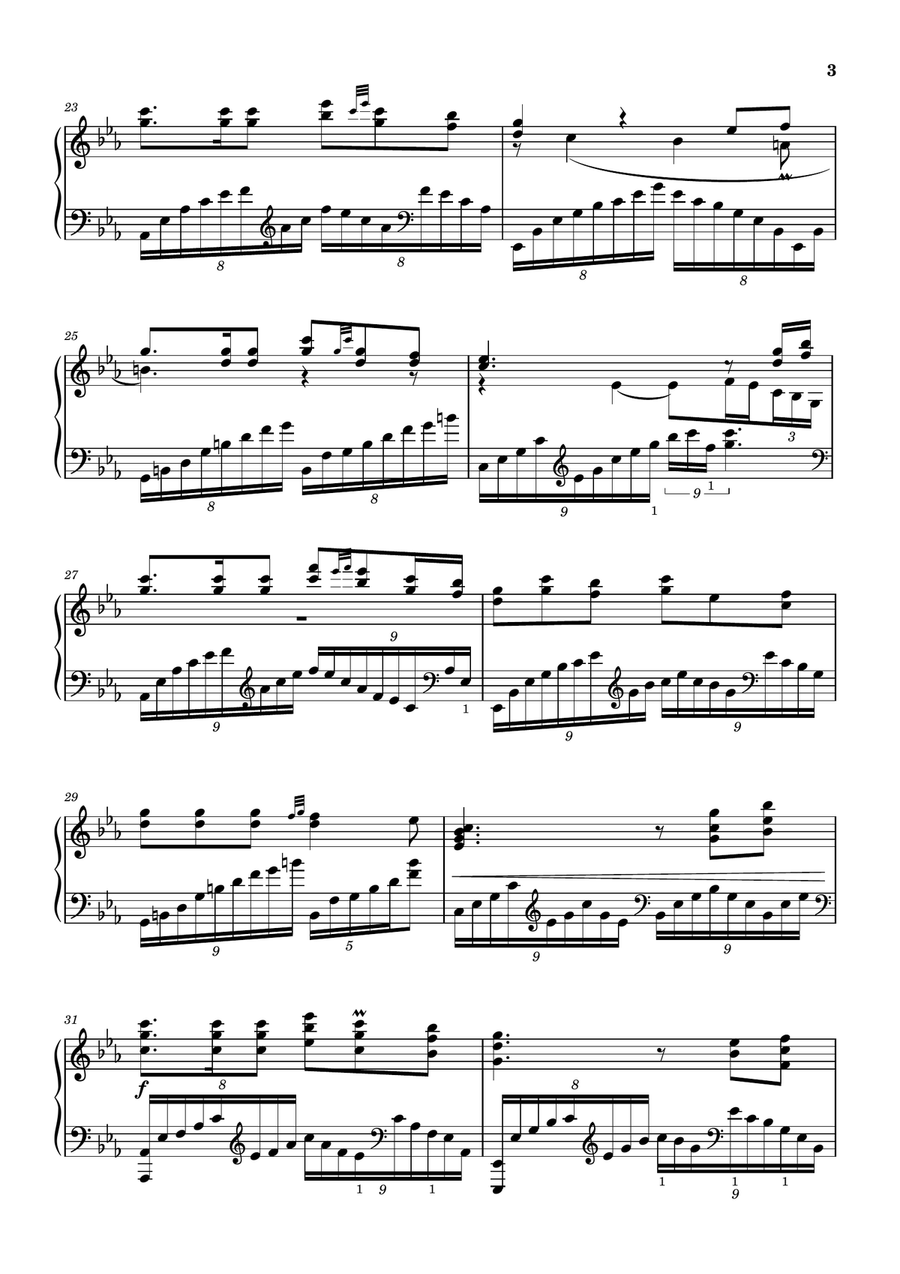 Fantasia Andina Fantasia Andina Piano Solo scores gallery preview page 3