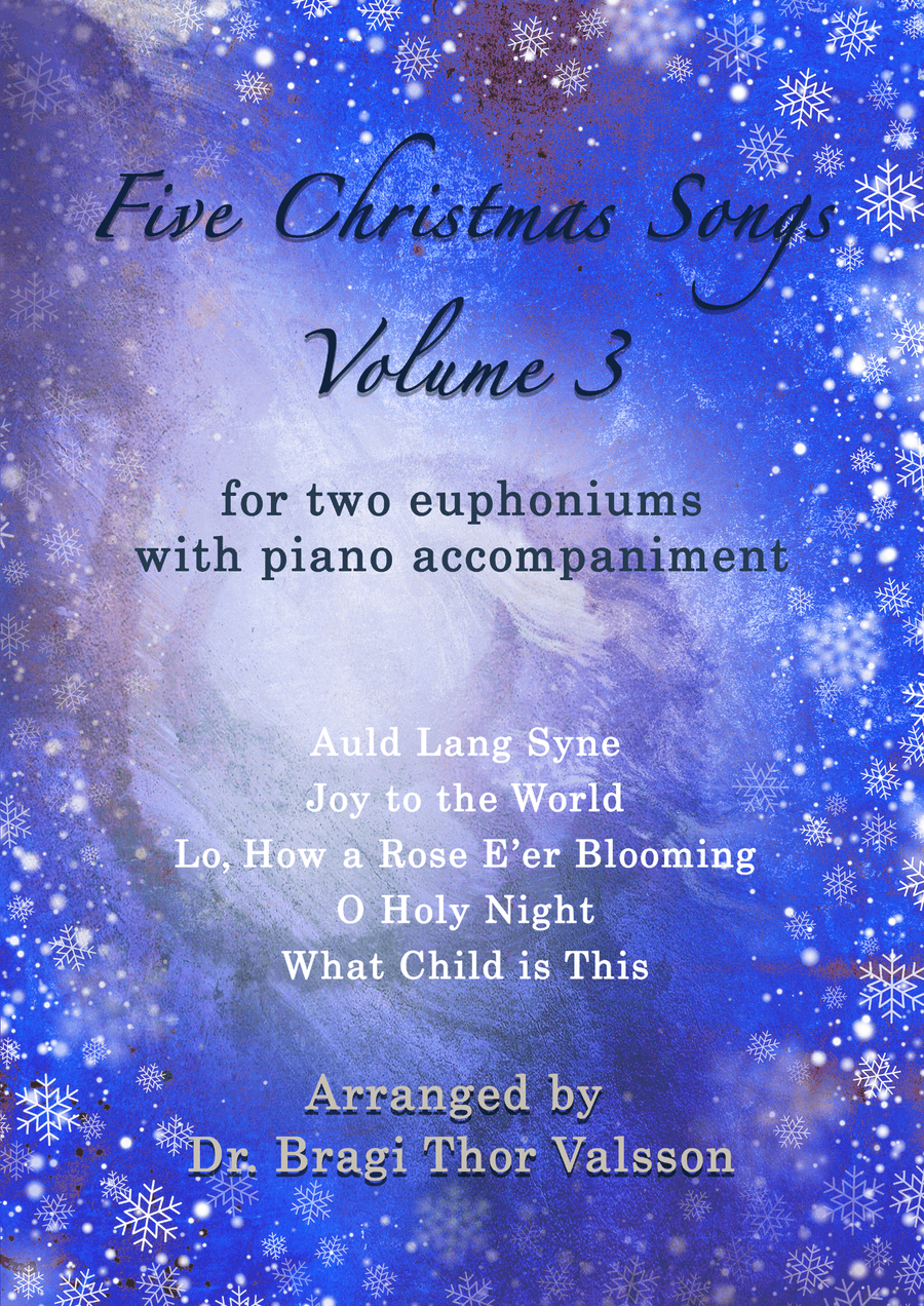 Five Christmas Songs for two Euphoniums - volume 3 Brass Duet scores gallery preview page 1