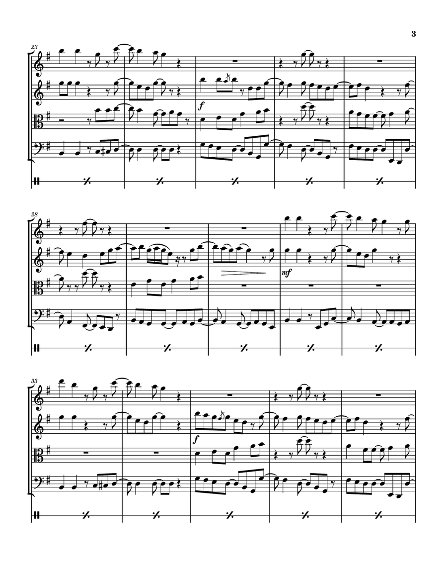 Band Of Gold Small Ensemble scores gallery preview page 3