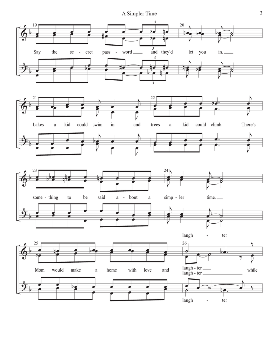 (There's Something to Be Said About) A Simpler Time SSAA scores gallery preview page 3