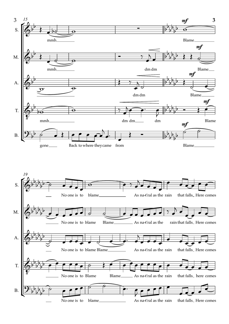 Theme From The Flood Theme From The Flood Divisi scores gallery preview page 3