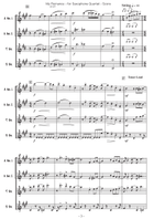 My Romance Saxophone Quartet scores gallery preview page 3