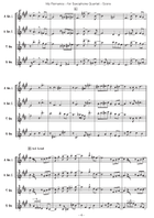 My Romance Saxophone Quartet scores gallery preview page 4