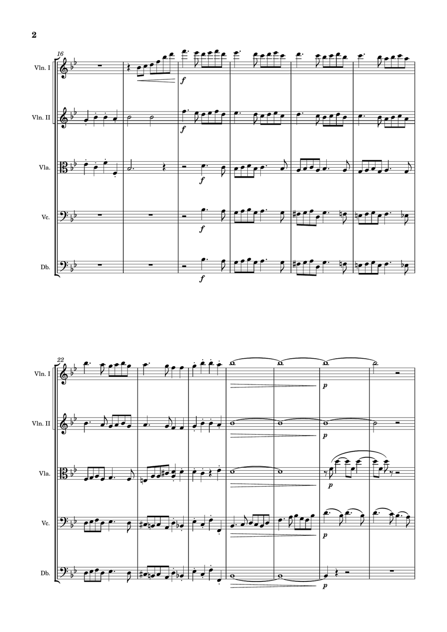 Ding Dong Merrily on High String Orchestra scores gallery preview page 2
