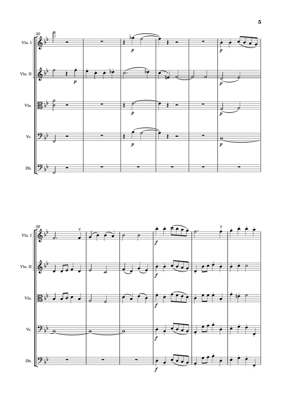 Ding Dong Merrily on High String Orchestra scores gallery preview page 5