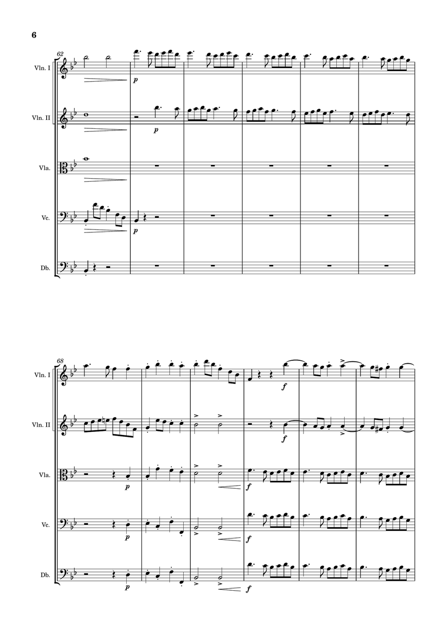Ding Dong Merrily on High String Orchestra scores gallery preview page 6