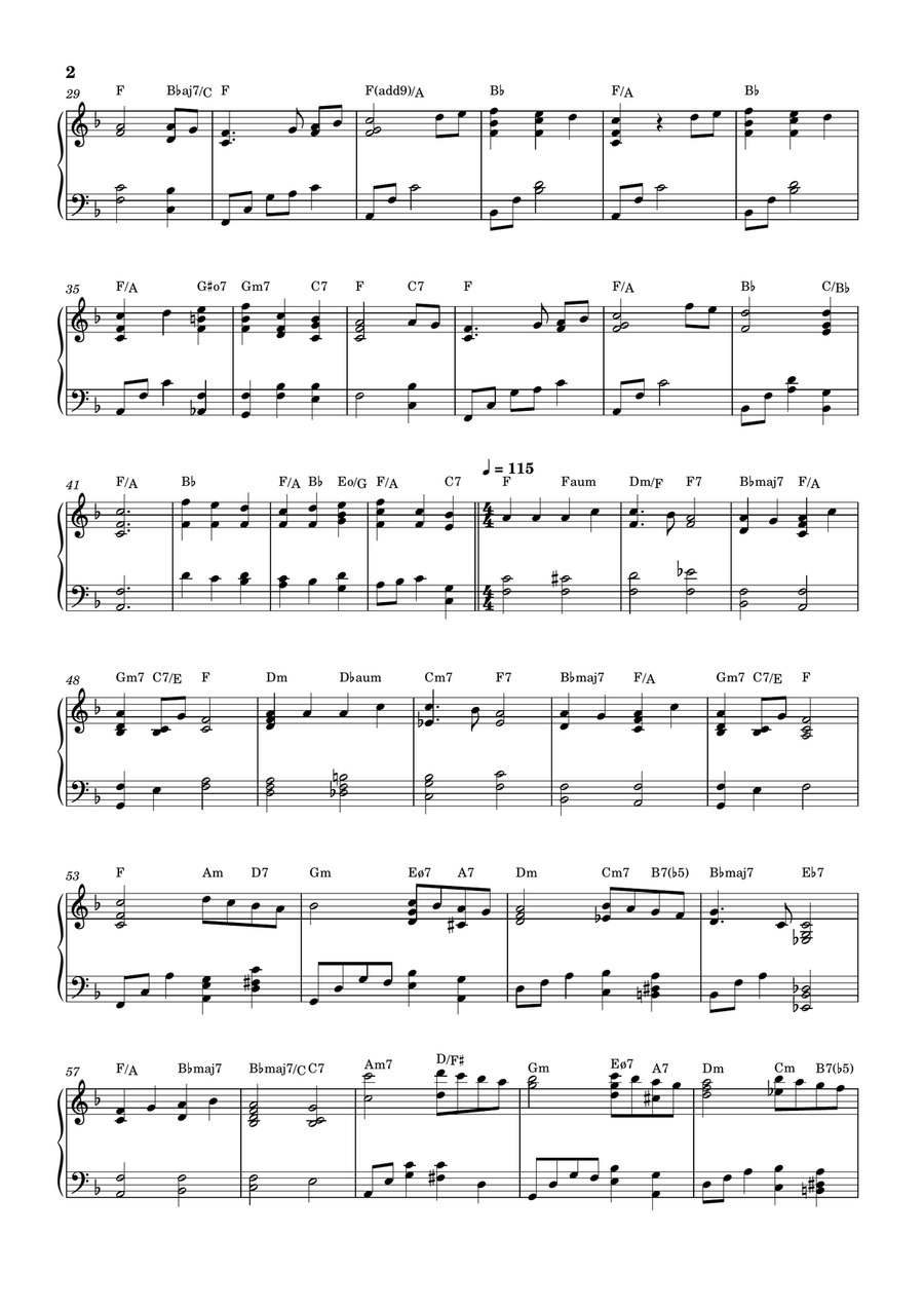Christmas Carol Medley Christmas Carol Medley Piano Solo scores gallery preview page 2