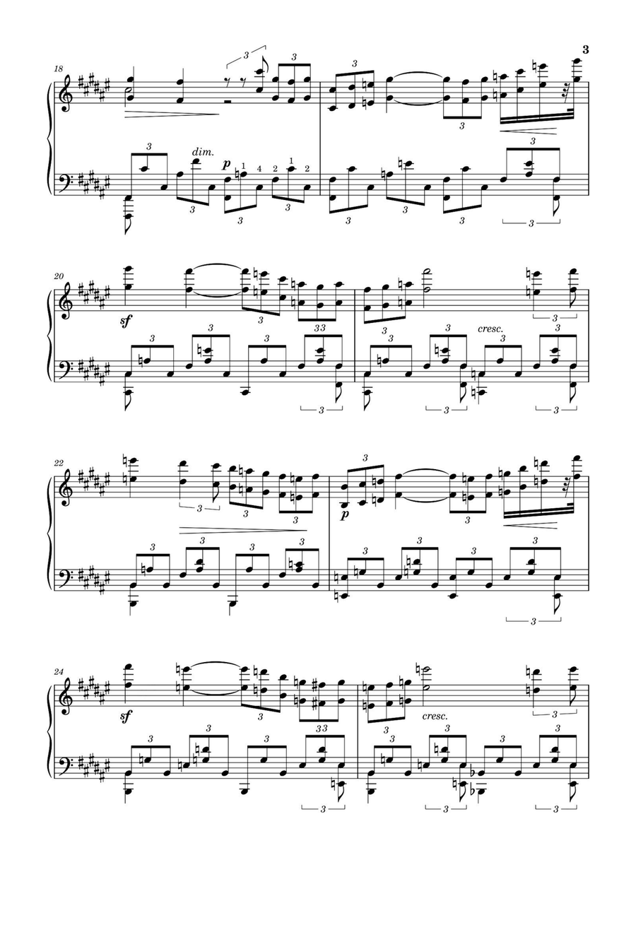 Scriabin Etudes Op.8 No.12 - Aleksandr Scriabin Piano Method scores gallery preview page 3