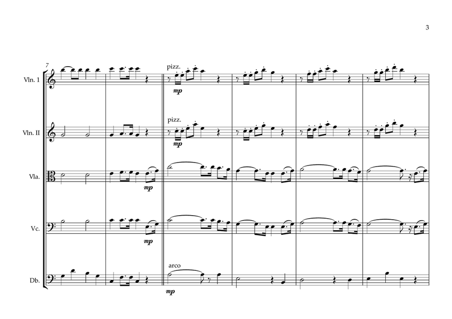 Vanuatuan (Ni) National Anthem for String Orchestra String Orchestra scores gallery preview page 3