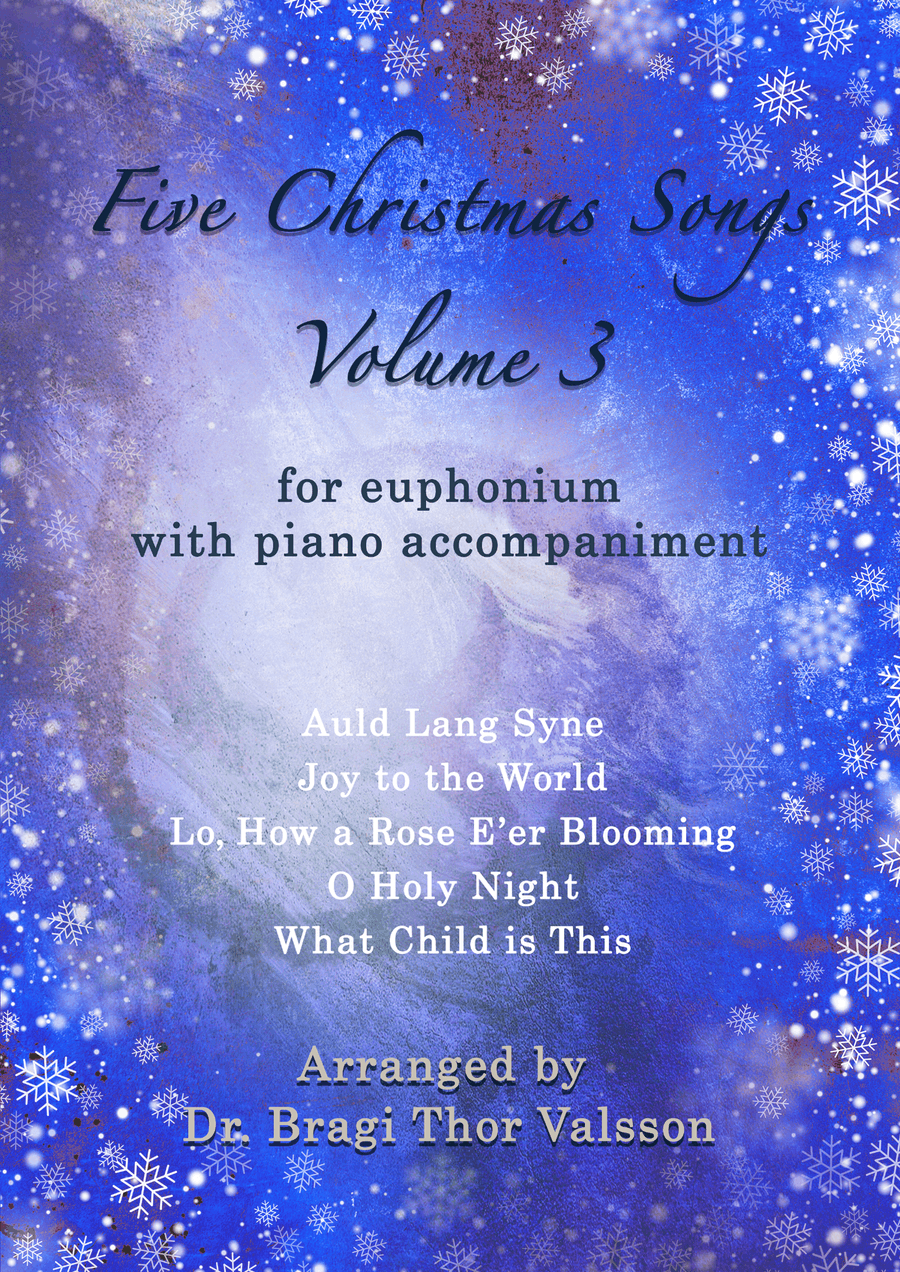 Five Christmas Songs for Euphonium - volume 3 Euphonium scores gallery preview page 1