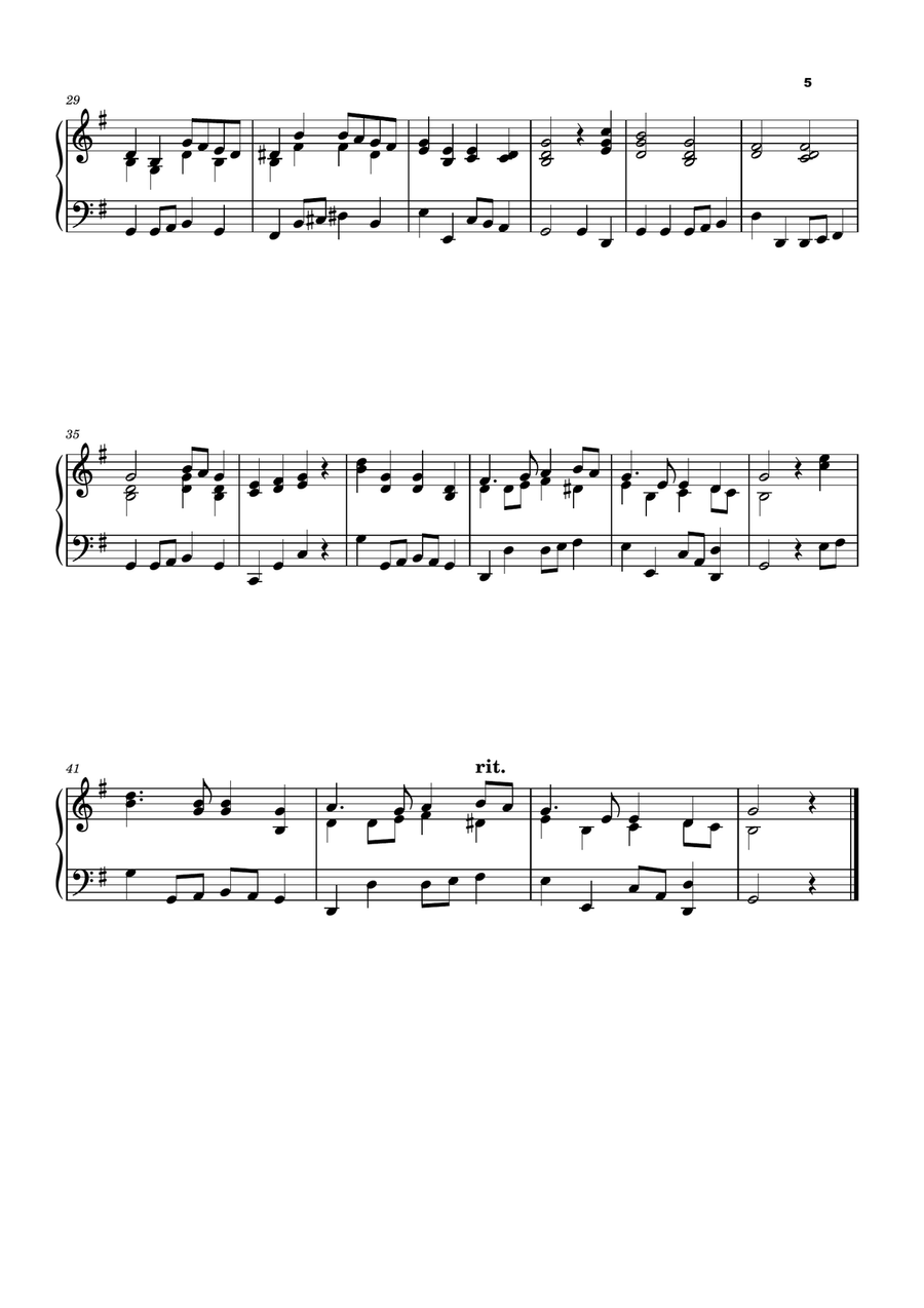 Five Christmas Songs for Euphonium - volume 3 Euphonium scores gallery preview page 6
