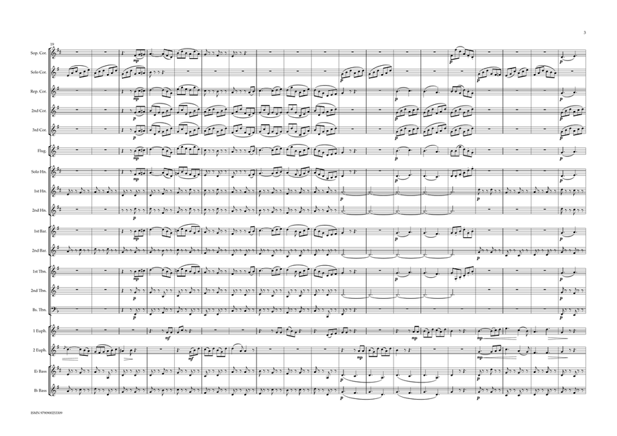 Euphonium Duet - Sull' Aria (Letter Duet) from Le Nozze di Figaro Brass Band scores gallery preview page 3
