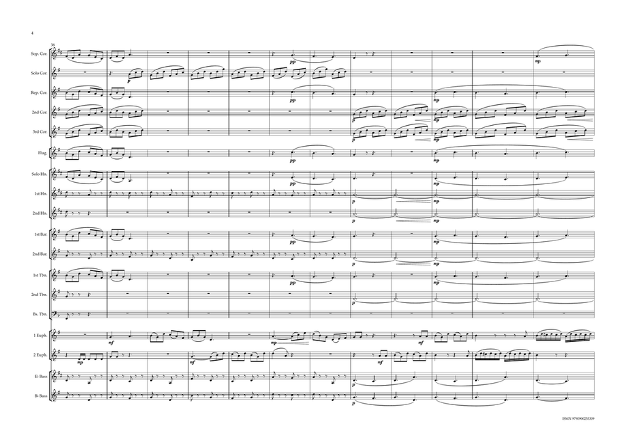 Euphonium Duet - Sull' Aria (Letter Duet) from Le Nozze di Figaro Brass Band scores gallery preview page 4