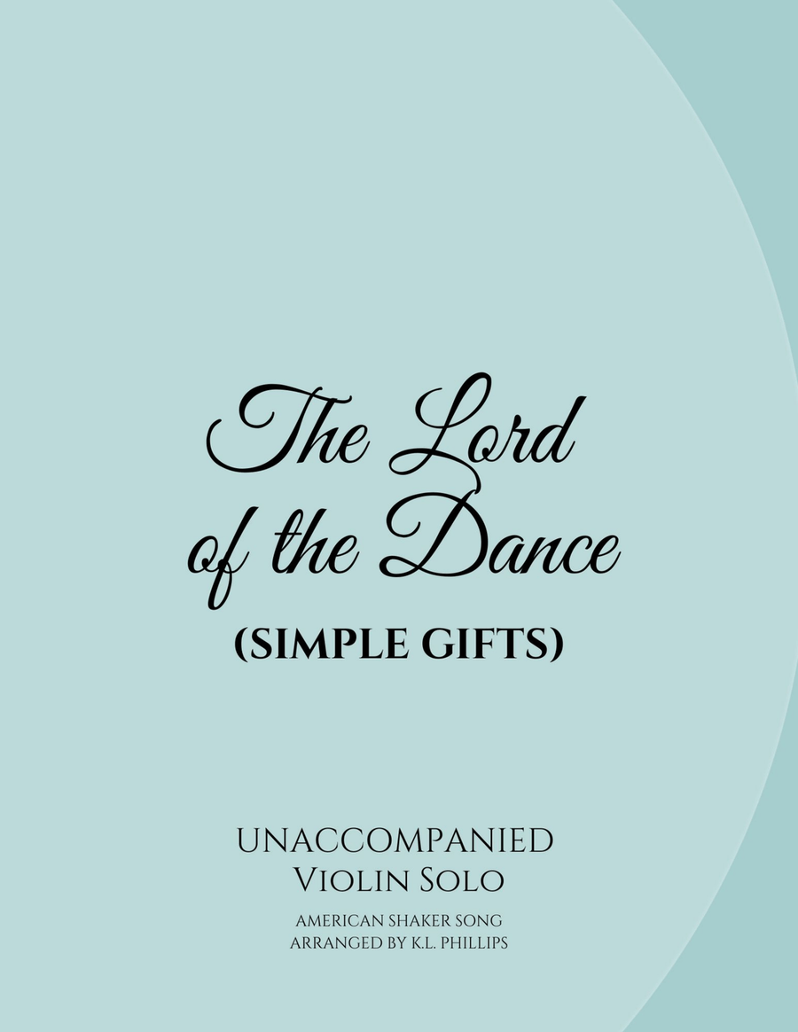 The Lord of Dance (Simple Gifts) - Unaccompanied Violin Solo Violin Solo scores gallery preview page 1