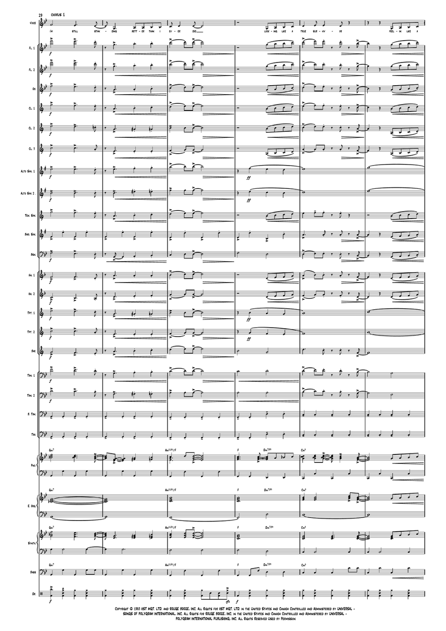 I'm Still Standing Concert Band scores gallery preview page 5