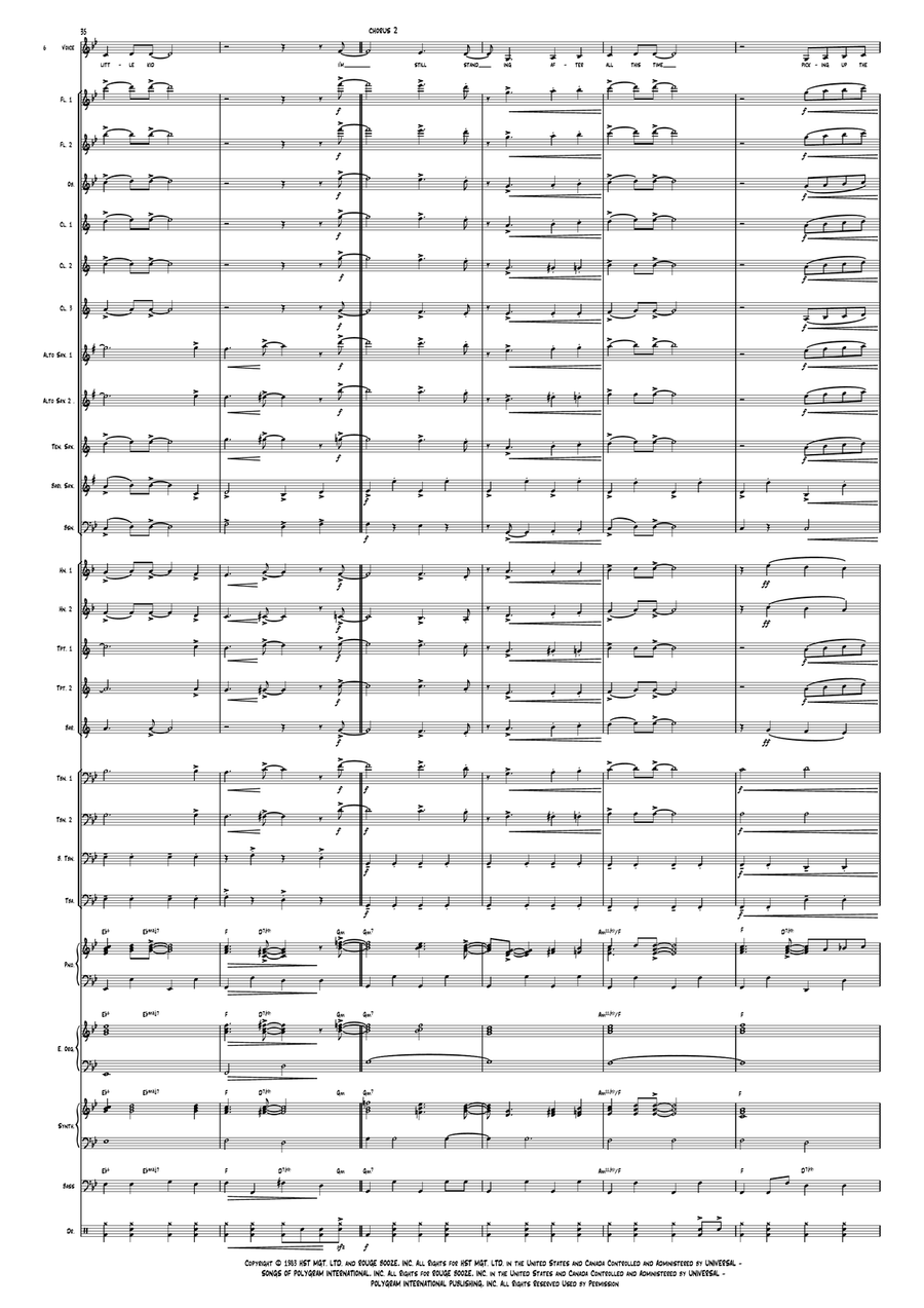 I'm Still Standing Concert Band scores gallery preview page 6