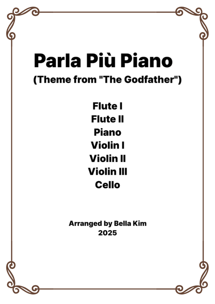 Parla Piu Piano Parla Piu Piano Small Ensemble scores gallery preview page 1