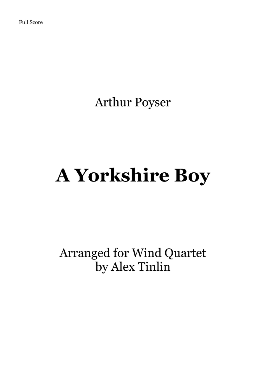 A Yorkshire Boy A Yorkshire Boy Woodwind Quartet scores gallery preview page 1