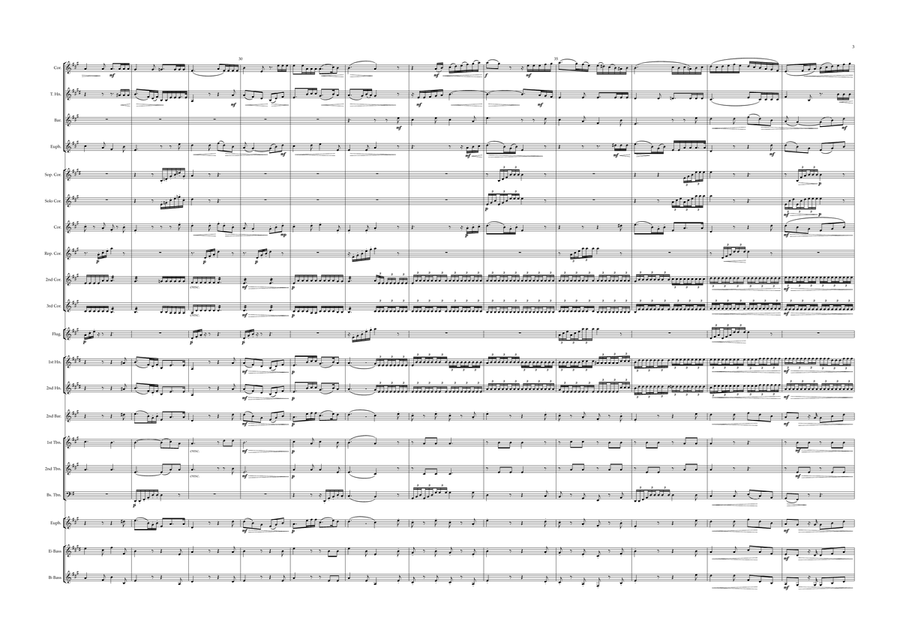 'Mir ist so wunderbar', Quartet from Fidellio Brass Band scores gallery preview page 3
