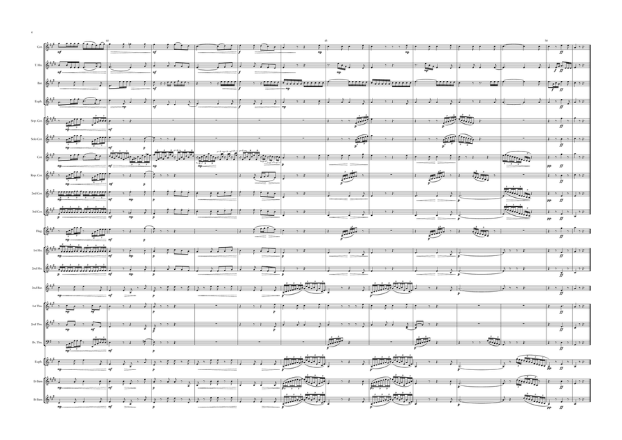 'Mir ist so wunderbar', Quartet from Fidellio Brass Band scores gallery preview page 4