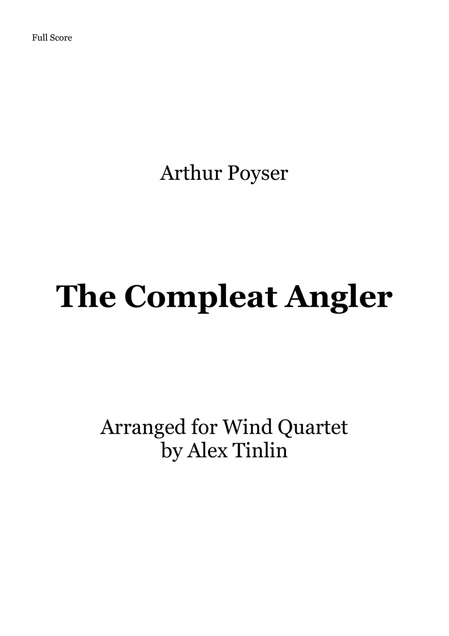 The Compleat Angler The Compleat Angler Woodwind Quartet scores gallery preview page 1