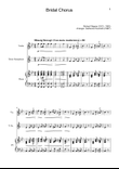 Bridal Chorus. R. Wagner - Violin, T. Sax. and Piano. Score and Parts.
