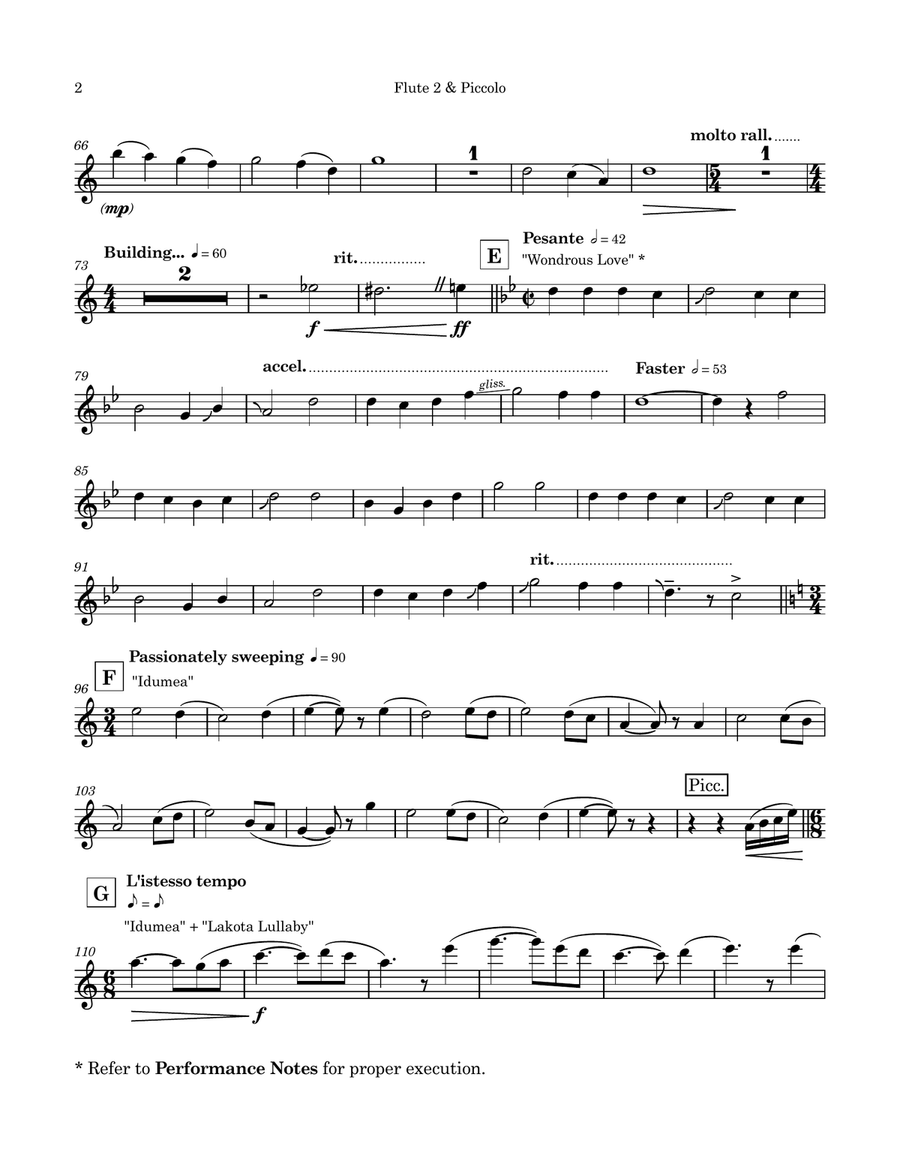 Spiritual Songs of the New World (PARTS Only - no score) Full Orchestra scores gallery preview page 5