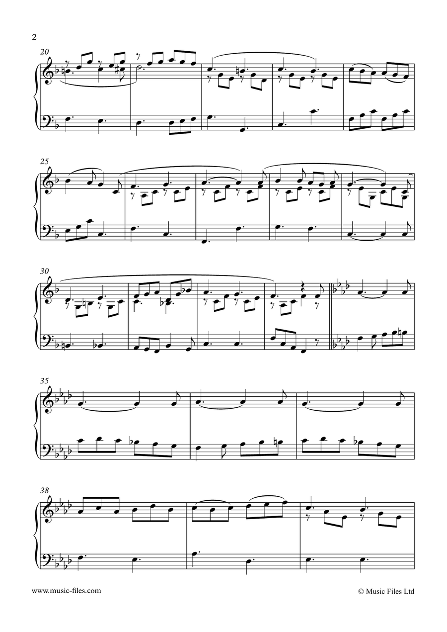 Plaisir d'Amour arranged for Intermediate Piano Chamber Music scores gallery preview page 2