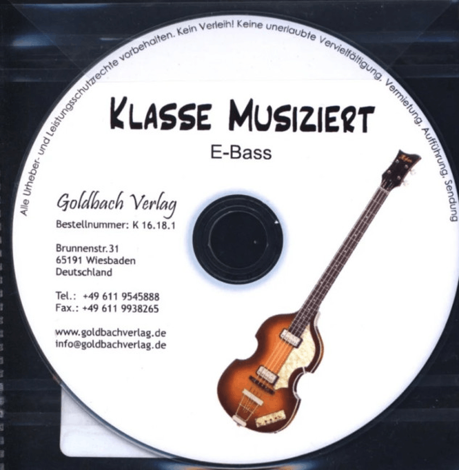 Klasse musiziert - E-Bass CD scores gallery preview page 1