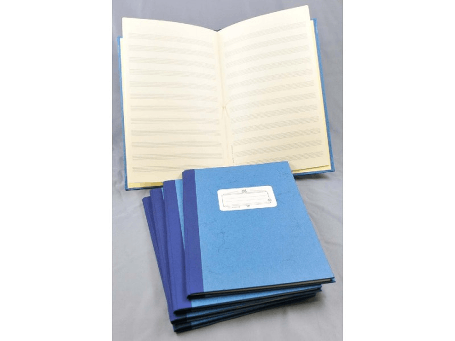 Notenbuch Oktav Format hoch 17x27 handgebunden School and Community scores gallery preview page 1