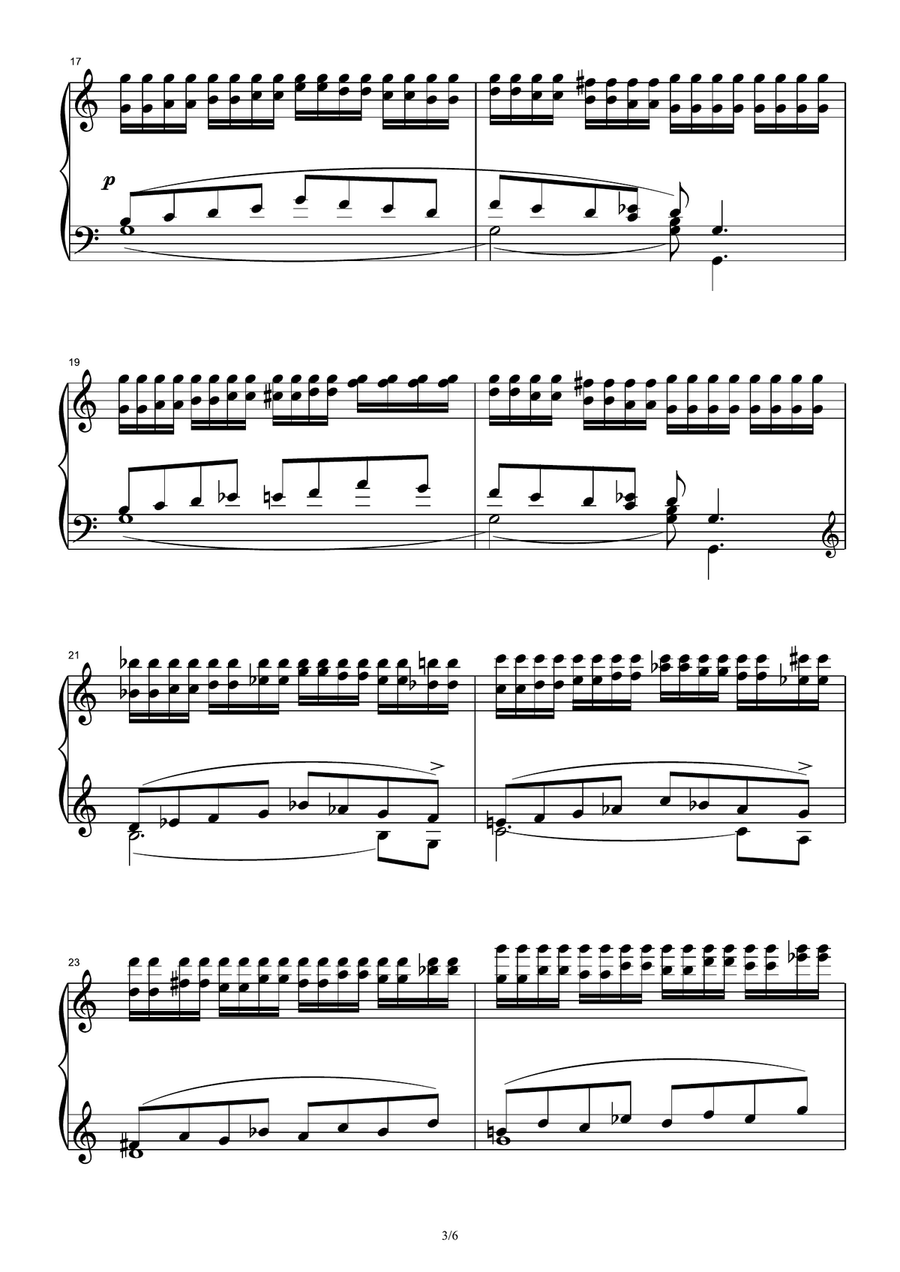 Etude Op.72 No.4 - Moritz Moszkowski Piano Method scores gallery preview page 3