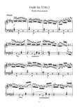 Etude Op.72 No.1 - Moritz Moszkowski