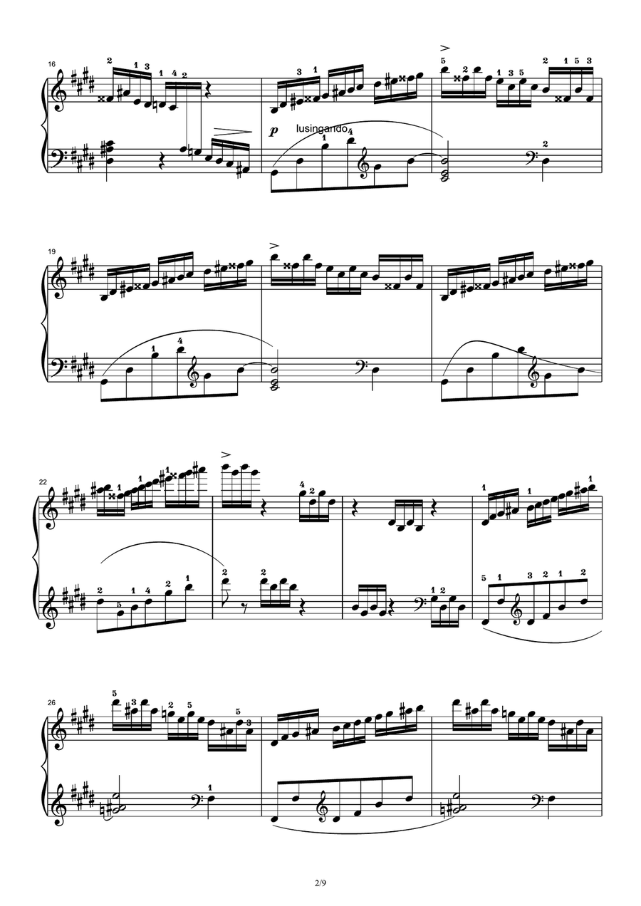 Etude Op.72 No.1 - Moritz Moszkowski Piano Method scores gallery preview page 2