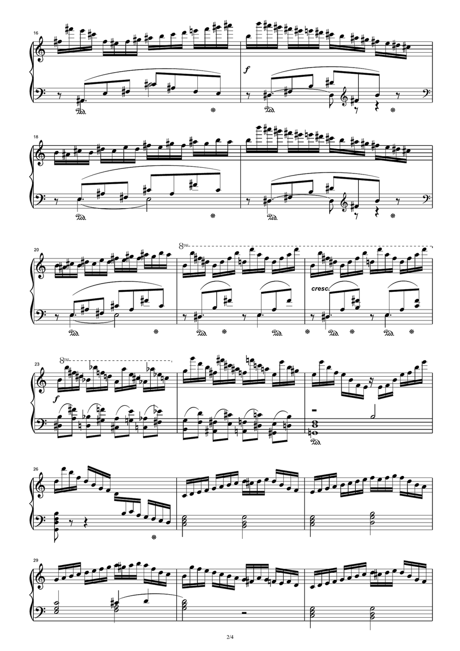 Etude Op.72 No.5 - Moritz Moszkowski Piano Method scores gallery preview page 2