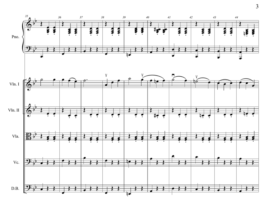 Merry-Go-Round Of Life Merry-Go-Round Of Life String Orchestra scores gallery preview page 4