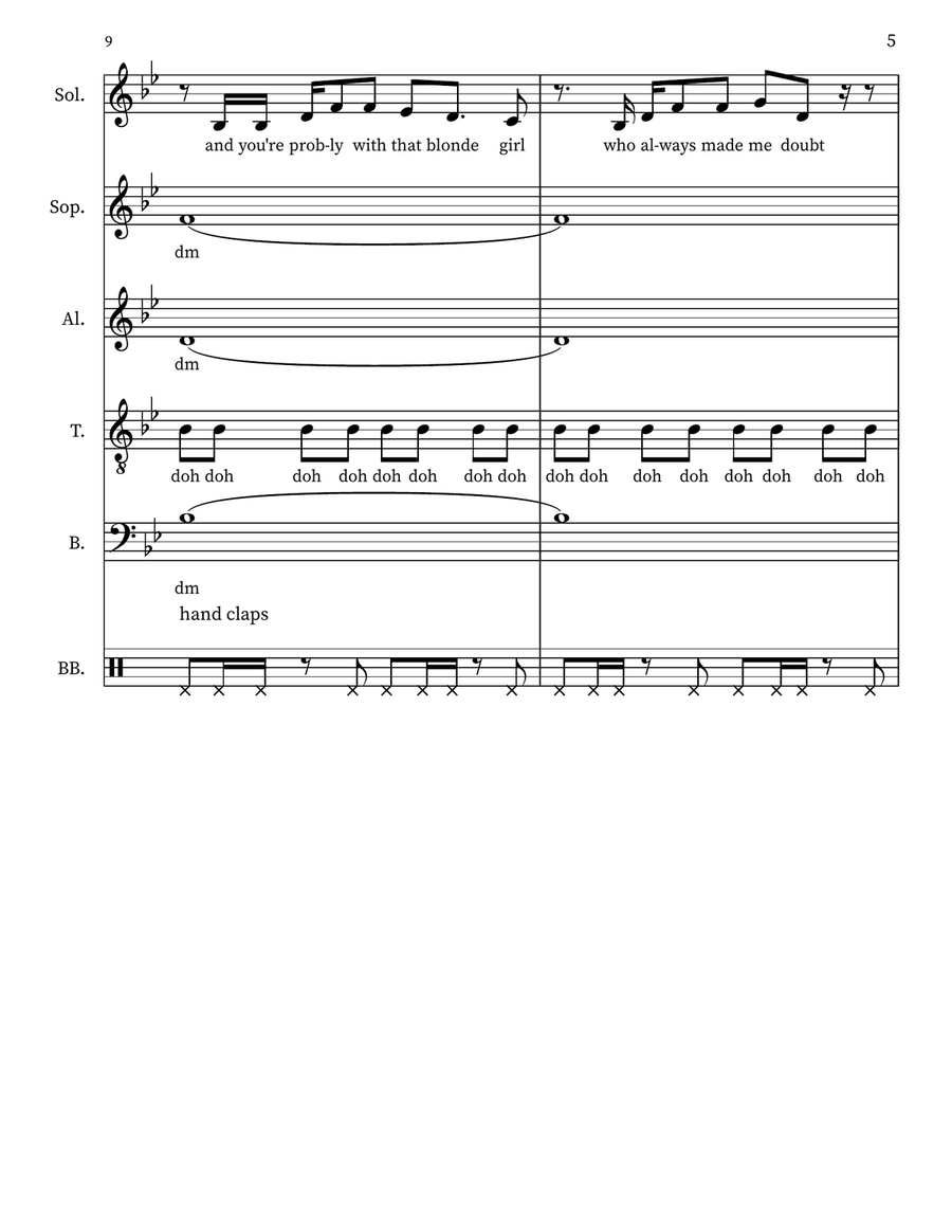 Drivers License Drivers License 4-Part scores gallery preview page 5