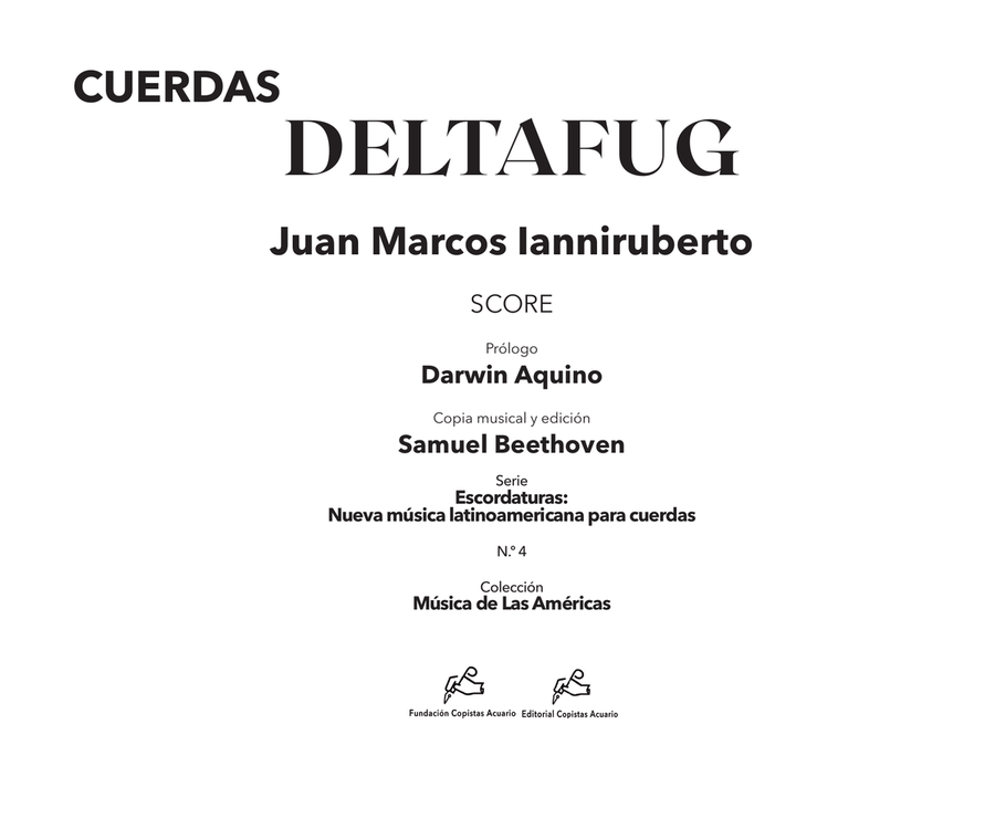 Deltafug (Score) String Quartet scores gallery preview page 3