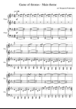 Game of Thrones - Main Theme (Easy Piano 4 Hands )