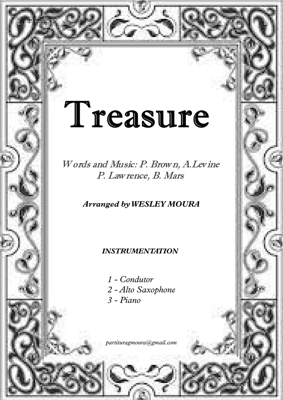 Treasure Alto Saxophone scores gallery preview page 1
