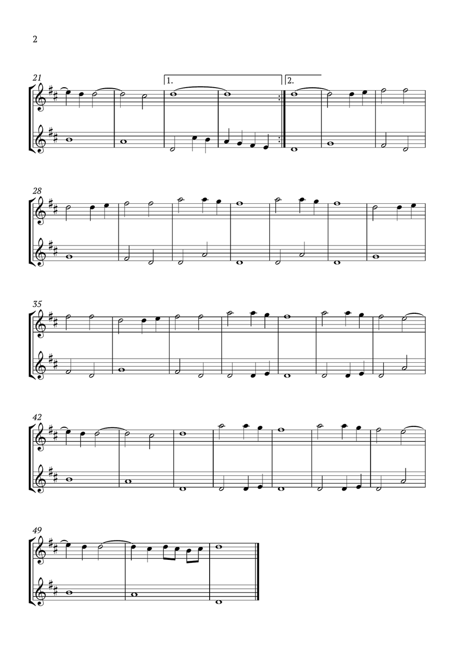 Dance Woodwind Duet scores gallery preview page 2