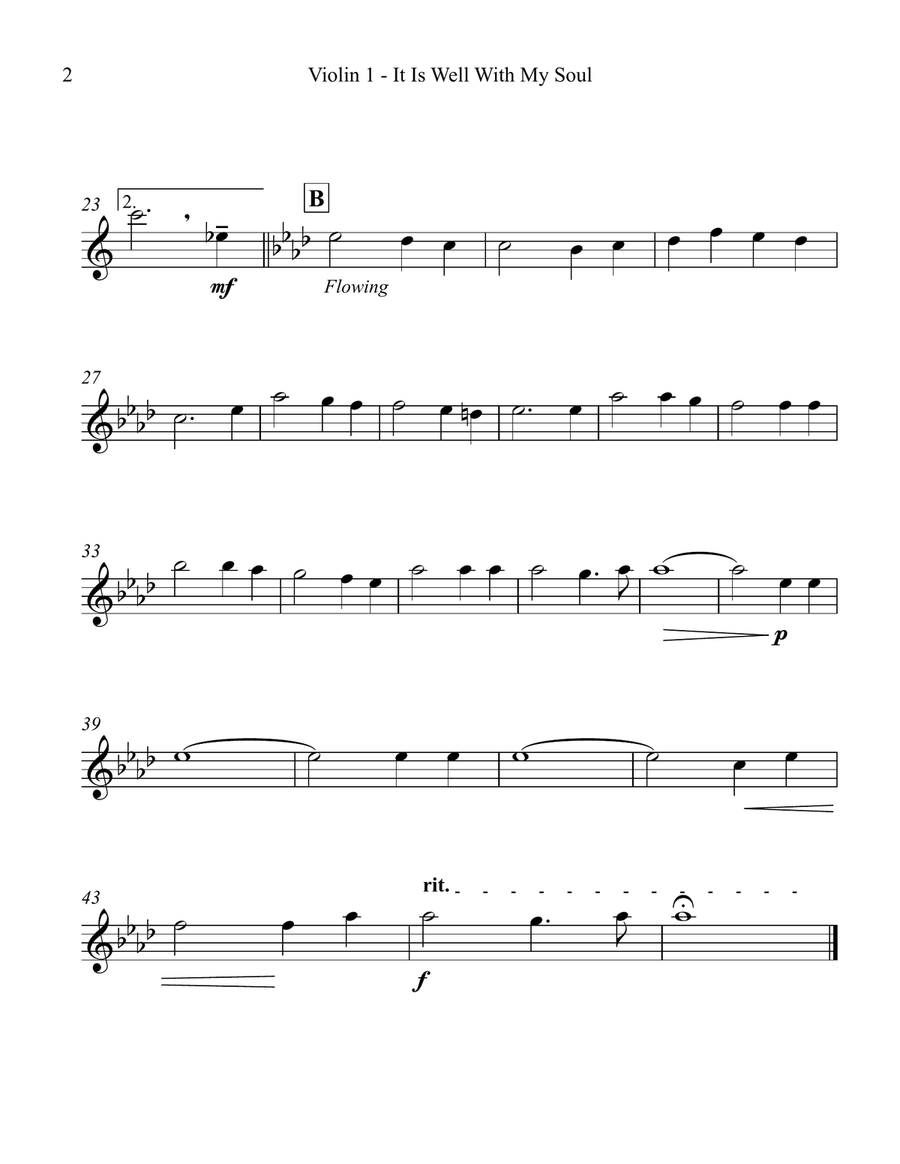 IT IS WELL WITH MY SOULD IT IS WELL WITH MY SOULD String Quartet scores gallery preview page 5