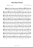 Adon Olam for Pesach/Passover, to the tune of Adir Hu, for solo voice & guitar
