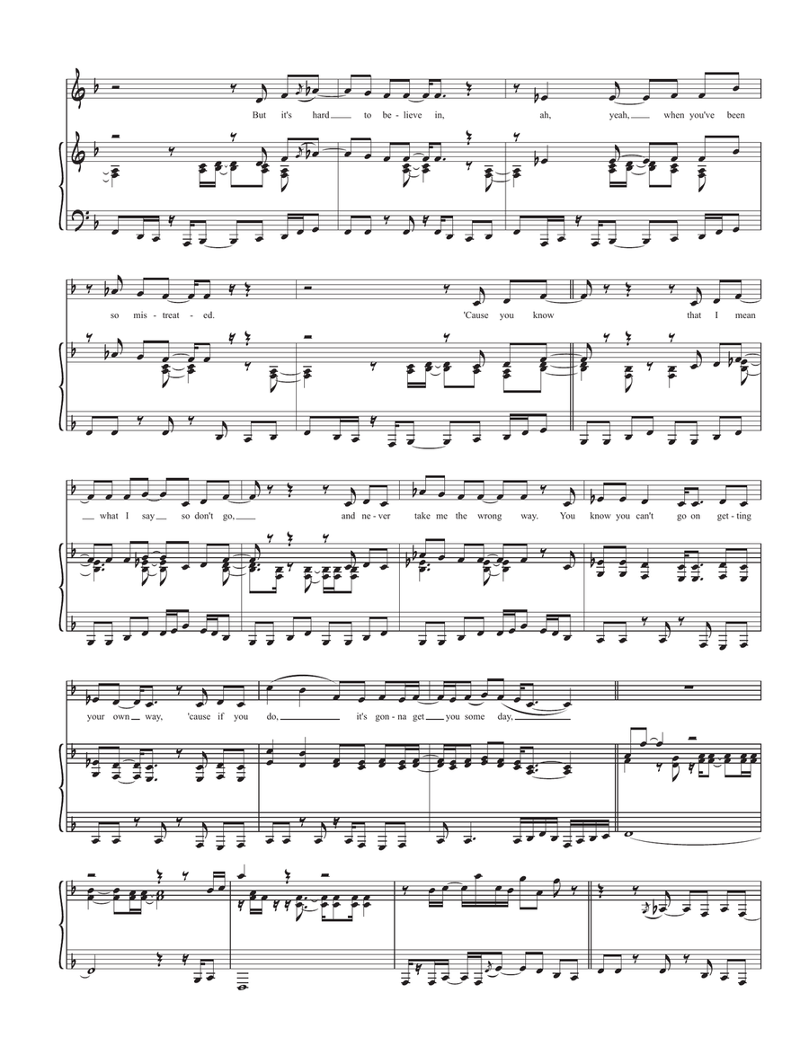 Only You Know And I Know Only You Know And I Know Piano, Vocal scores gallery preview page 3