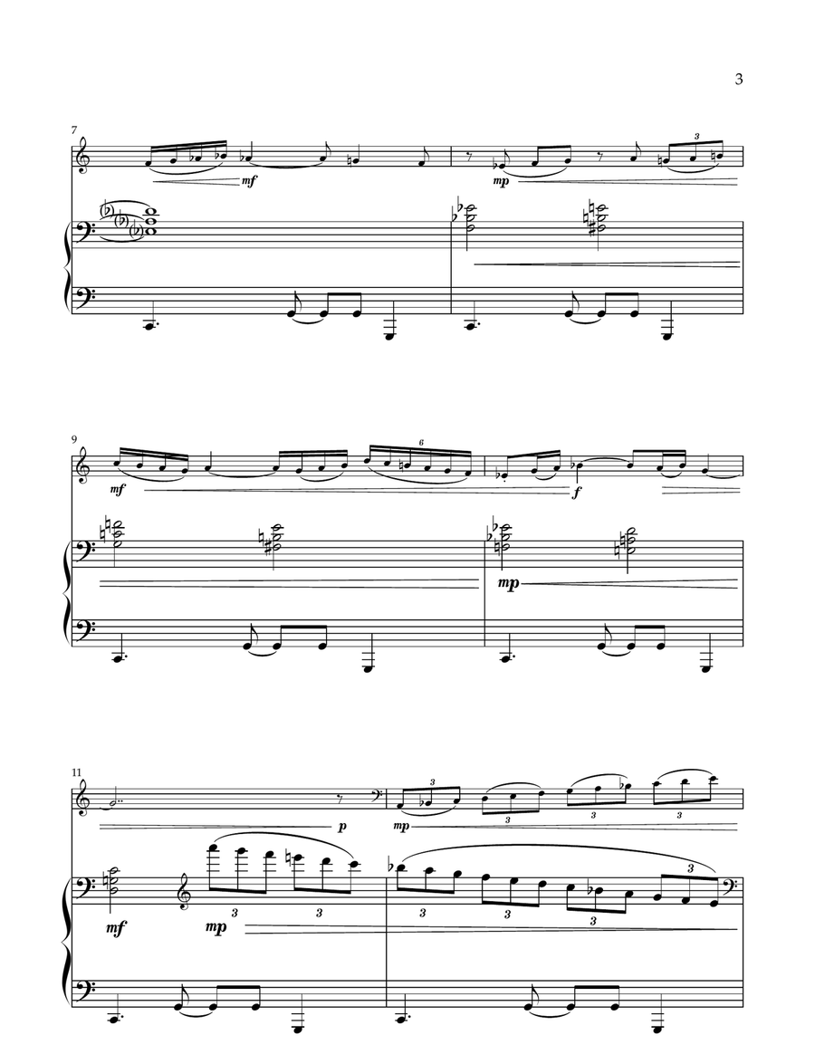 Sonata for Cello and Piano Chamber Music scores gallery preview page 3