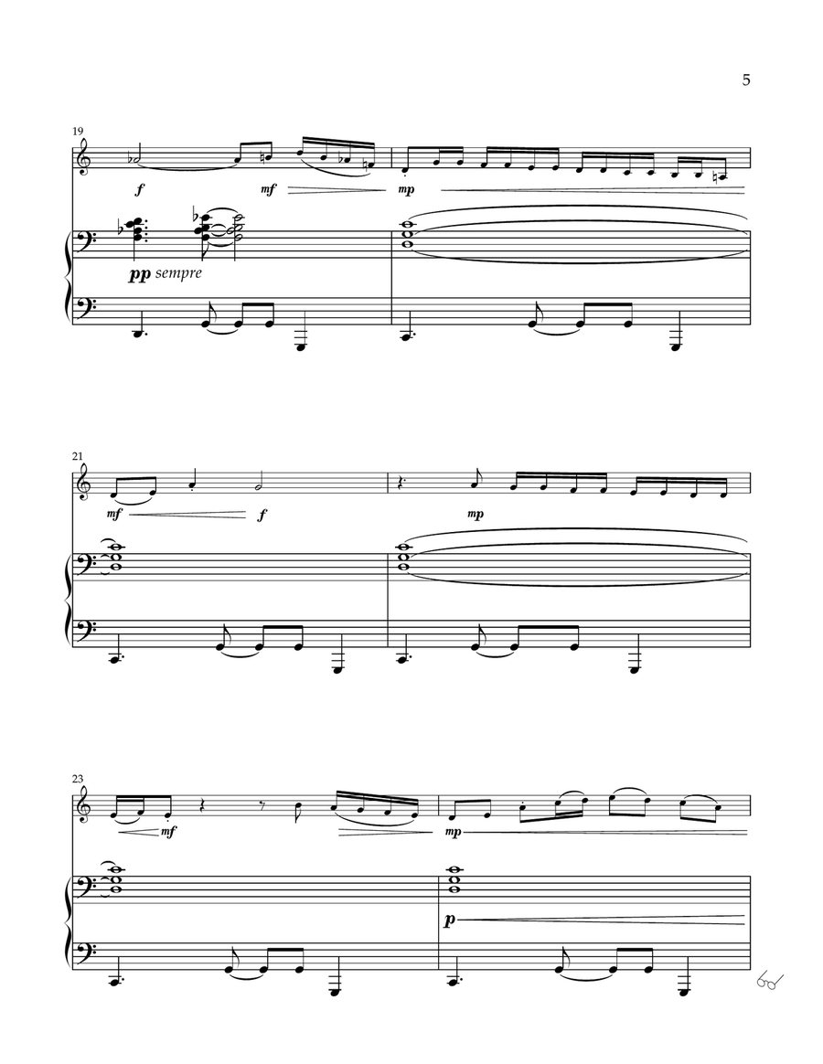 Sonata for Cello and Piano Chamber Music scores gallery preview page 5
